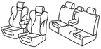 Set coprisedili Superior - Nocciola - compatibile per Honda CR-V (11/18>08/23)