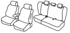 Set coprisedili Superior - Beige - compatibile per Honda Jazz 5p (06/20>) Hybrid