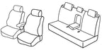 Set coprisedili Superior - Grigio/Nero - compatibile per Hyundai ix35 (03/10>08/13)