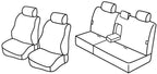 Set coprisedili Superior - Grigio/Nero - compatibile per Hyundai Santa Fe (01/01>02/06)