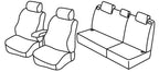 Set coprisedili Superior - Grigio/Nero - compatibile per Hyundai Tucson (09/15>10/20)