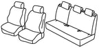 Set coprisedili Superior - Nero/Rosso - compatibile per Hyundai Bayon (08/21>)