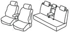 Set coprisedili Superior - Grigio/Nero - compatibile per Hyundai Kona (07/23>)