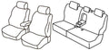 Set coprisedili Superior - Beige - compatibile per Jeep Grand Cherokee (05/13>11/16) Limited CRD