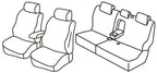 Set coprisedili Superior - Beige - compatibile per Jeep Grand Cherokee (05/13>11/16) Limited CRD