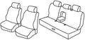 Set coprisedili Superior - Beige - compatibile per Jeep Grand Cherokee (06/05>12/10)
