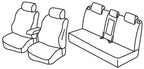 Set coprisedili Superior - Nero/Blu - compatibile per Kia Sportage (12/21>)