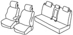 Set coprisedili Superior - Nero/Rosso - compatibile per Kia Sportage (12/21>)