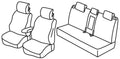Set coprisedili Superior - Beige - compatibile per Kia Sportage (12/21>)