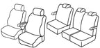 Set coprisedili Superior - Nero/Rosso - compatibile per Mazda 5 5p (11/10>10/13)