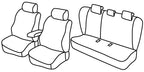 Set coprisedili Superior - Nero/Grigio - compatibile per Mazda 6 4p (04/08>12/12)