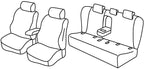 Set coprisedili Superior - Nero/Rosso - compatibile per Mazda 6 4p (11/18>12/22)