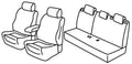 Set coprisedili Superior - Beige - compatibile per Mazda CX-5 (04/12>05/17)