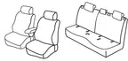 Set coprisedili Superior - Nero/Rosso - compatibile per Mercedes Classe B (10/11>01/19)