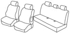 Set coprisedili Superior - Beige - compatibile per Mercedes Classe C 4p (02/07>02/14)