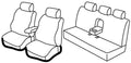 Set coprisedili Superior - Beige - compatibile per Mercedes Classe E 4p (03/02>02/09) No Sport