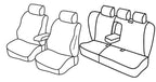 Set coprisedili Superior - Nero/Grigio - compatibile per Mercedes Classe E sw (03/03>08/09)