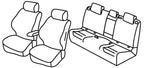 Set coprisedili Superior - Grigio/Nero - compatibile per Mercedes Classe B (02/19>)