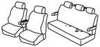 Set coprisedili Superior - Nero/Blu - compatibile per Mercedes Classe V (03/14>) - Mercedes Vito (01/15>)
