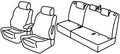 Set coprisedili Superior - Nocciola - compatibile per Mitsubishi Eclipse Cross (01/18>12/25)