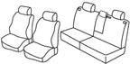 Set coprisedili Superior - Nero/Blu - compatibile per Nissan X-Trail (07/07>05/14)