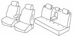 Set coprisedili Superior - Grigio/Nero - compatibile per Mitsubishi Lancer 4p (07/08>12/11)