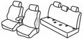 Set coprisedili Superior - Nocciola - compatibile per Nissan Navara 4p (08/14>09/22)
