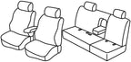 Set coprisedili Superior - Beige - compatibile per Nissan Navara 4p (01/05>07/14) Dal 2008