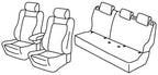 Set coprisedili Superior - Nocciola - compatibile per Nissan Qashqai (04/21>)