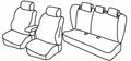 Set coprisedili Superior - Grigio/Nero - compatibile per Opel Insignia 4p (02/09>10/13)