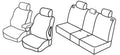 Set coprisedili Superior - Beige - compatibile per Opel Meriva (04/03>04/10)
