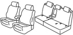 Set coprisedili Superior - Grigio/Nero - compatibile per Opel Grandland (07/21>10/24) Innovation - Opel Grandland X (07/17>06/21) Innovation