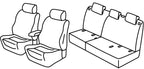 Set coprisedili Superior - Nero/Blu - compatibile per Opel Grandland (07/21>10/24) - Opel Grandland X (07/17>06/21)