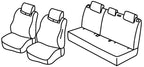 Set coprisedili Superior - Grigio/Nero - compatibile per Opel Mokka (11/20>) GS Line, anche elettrica