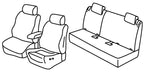 Set coprisedili Superior - Nero/Grigio - compatibile per Opel Crossland (10/20>07/24) - Opel Crossland X (06/17>09/20)