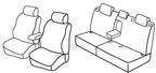 Set coprisedili Superior - Nero/Blu - compatibile per Peugeot 308 5p (09/07>09/13)