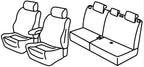 Set coprisedili Superior - Nero/Grigio - compatibile per Peugeot 308 sw (05/14>08/21)