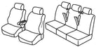 Set coprisedili Superior - Beige - compatibile per Citroen Jumpy (04/16>) - Opel Vivaro (03/19>) - Peugeot Expert (04/16>) - Peugeot Traveller (06/16>)