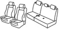 Set coprisedili Superior - Nero/Grigio - compatibile per Peugeot 3008 (10/16>11/23)