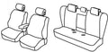 Set coprisedili Superior - Nocciola - compatibile per Renault Laguna III Sportour (10/07>04/13)