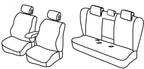 Set coprisedili Superior - Grigio/Nero - compatibile per Renault Laguna III Sportour (10/07>04/13)