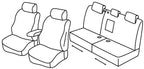 Set coprisedili Superior - Beige - compatibile per Renault Modus (09/04>06/13)