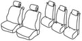 Set coprisedili Superior - Nocciola - compatibile per Renault Scenic (06/03>08/09)
