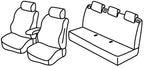 Set coprisedili Superior - Nero/Rosso - compatibile per Renault Fluence (01/12>04/15)