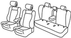 Set coprisedili Superior - Nocciola - compatibile per Renault Talisman 4p (02/16>12/20)