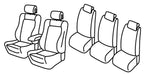 Set coprisedili Superior - Nero/Blu - compatibile per Renault Espace (05/15>03/23)