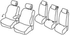 Set coprisedili Superior - Beige - compatibile per Renault Scenic X-Mod 5 posti (09/09>09/16)