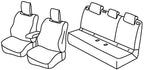 Set coprisedili Superior - Grigio/Nero - compatibile per Mitsubishi ASX (12/23>) - Renault Captur (12/19>)