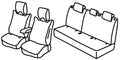 Set coprisedili Superior - Nero/Grigio - compatibile per Renault Austral 5p (09/22>) Evolution Mild Hybrid
