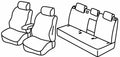 Set coprisedili Superior - Grigio/Nero - compatibile per Seat Ateca (07/16>) Style, Business